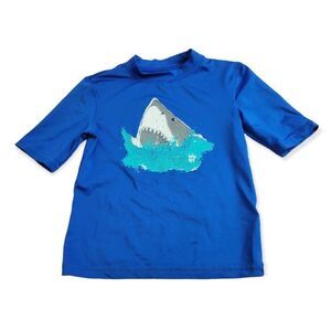 Cat & Jack shark rashguard XS4/5